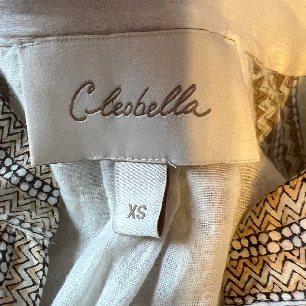 CLEOBELLA 
Maddelyn Midi Prairie Style Dress In Neutral Organic Cotton XS - Picture 10 of 10